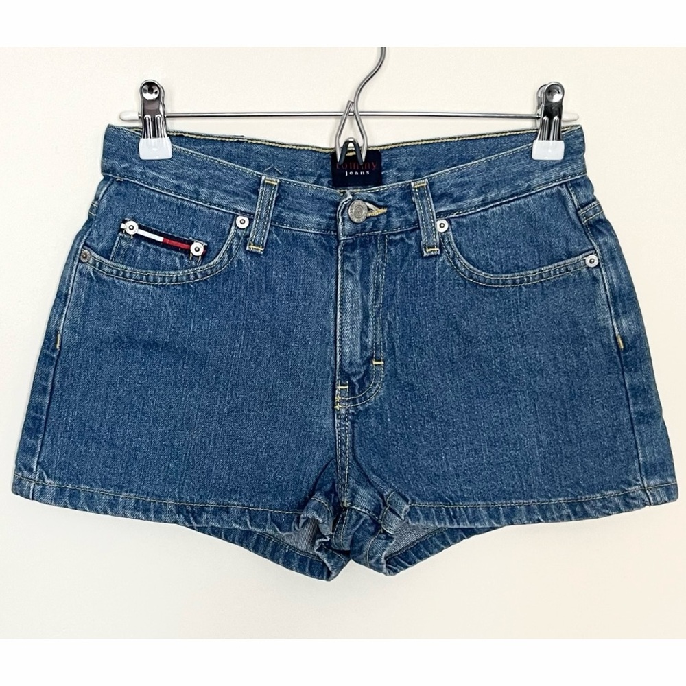 Tommy Hilfiger • 5 • Hipster Short Vintage Denim Blue Jean Shorts